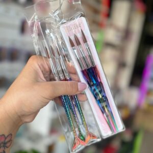 Pinceles para acrilico pack x 3