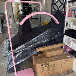 Lampara media luna (disponible en rosa)